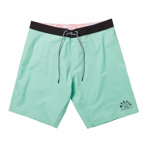 Pantaloni de plajă bărbați Mystic Brand Movement Boardshort paradise green